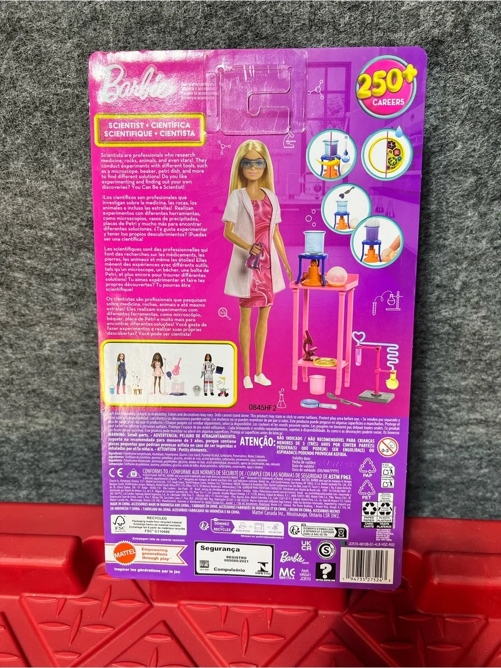Barbie wears pink